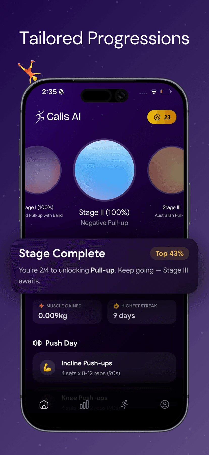 App screen